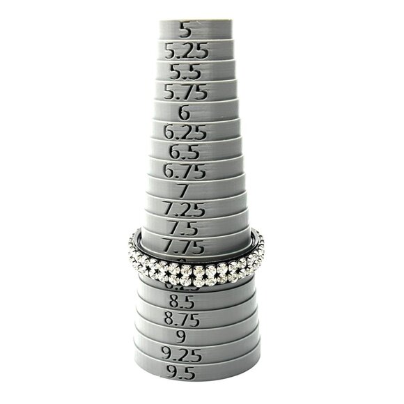 Clear Rhinestones on Gunmetal Bangle Set — 1980s Goth Rock Style — Size 8 — EUC - Picture 11 of 12